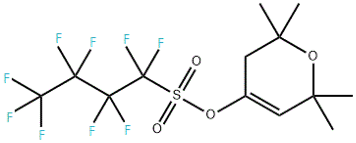 全氟丁基磺酰基-2,2,6,6-四甲基-2H-3,5,6-三氢吡喃-4-酮酯